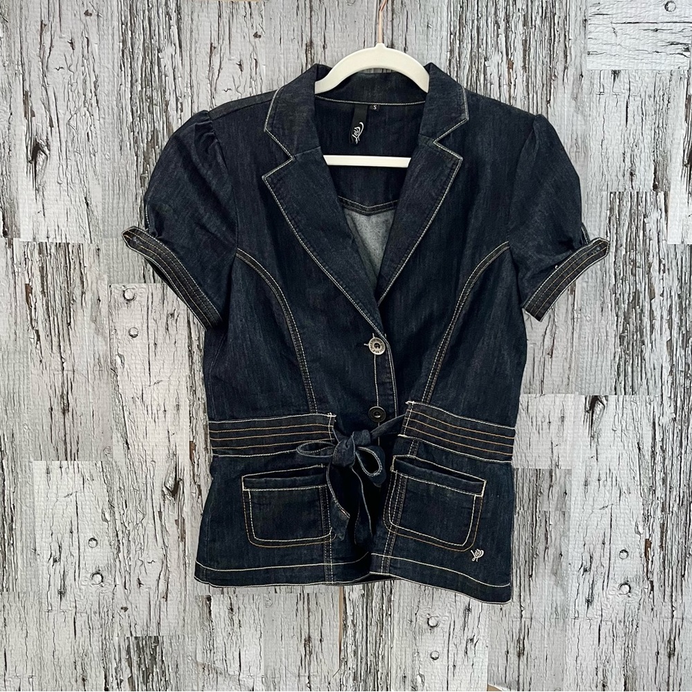 LOIS ladies Small denim jacket top